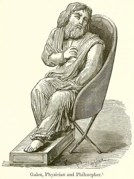 Galen, Physician and Philosopher (engraving)