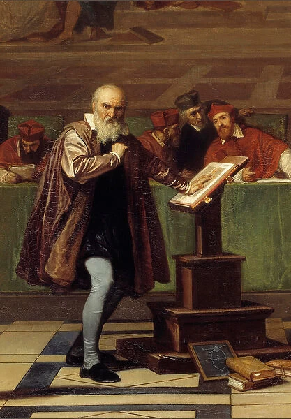 Galilee (or Galileo Galilei, 1564-1642) before the Holy Office in the Vatican The