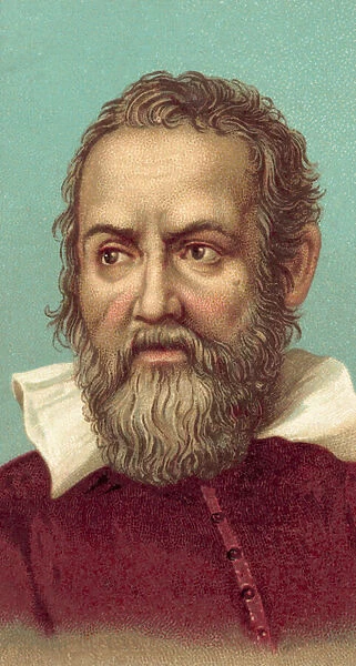 Galileo Galilei (chromolitho)