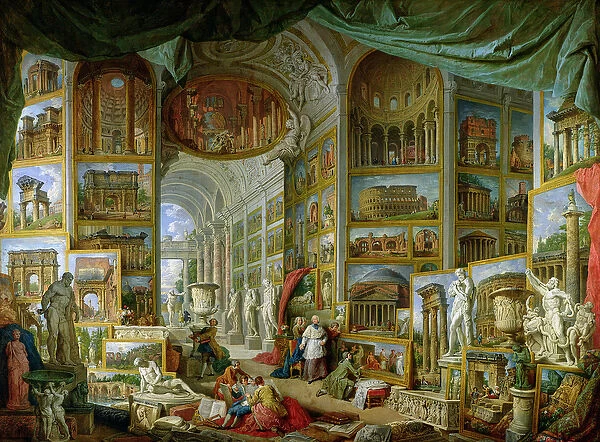 Gallery of Views of Ancient Rome, 1758 (oil on canvas)