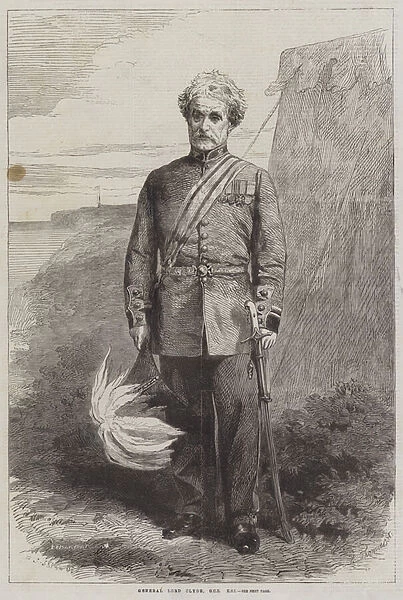 General Lord Clyde, GCB, KSI (engraving)