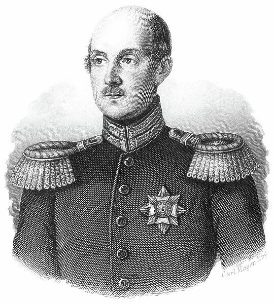 Georg Duke of Saxe-Altenburg, 1853 (lithograph)