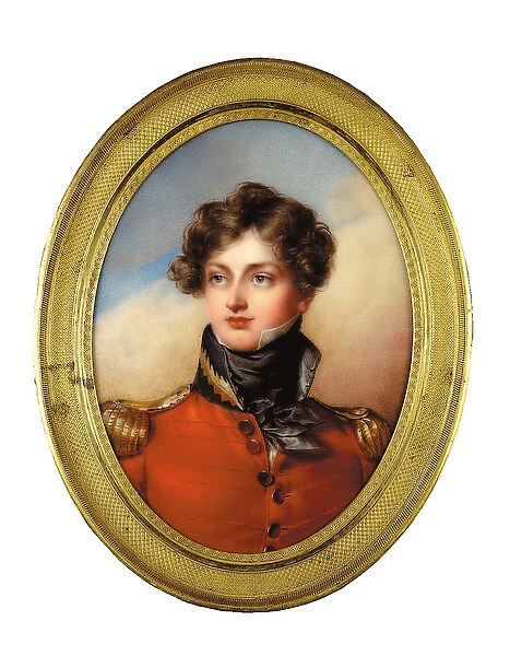George Charles, 3rd Earl of Lucan, 1826 (oil on porcelain)