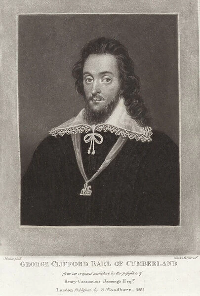 George Clifford Earl of Cumberland (engraving)