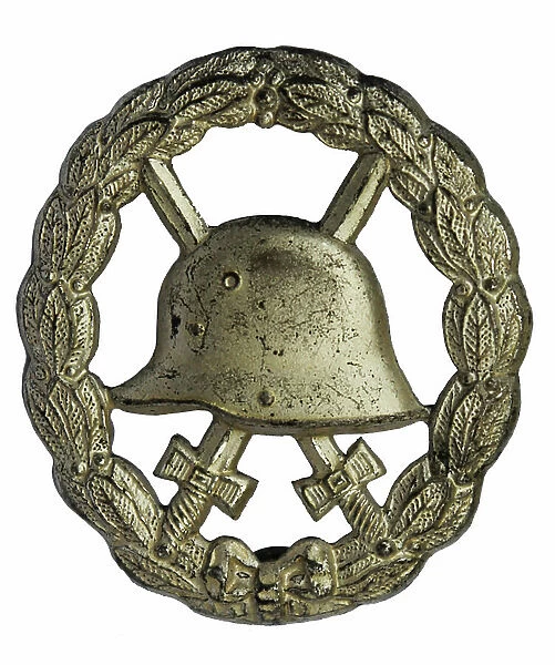 Germany, German Cut Out Style Wound Badge In Silver Grade