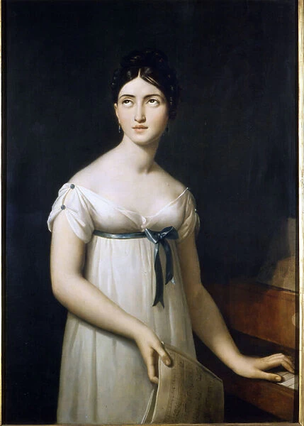 Giuditta Pasta (1797-1865). Painting by Serangeli. Early 19th century. Museo della Scala