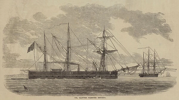 The Glatton Floating Battery (engraving)