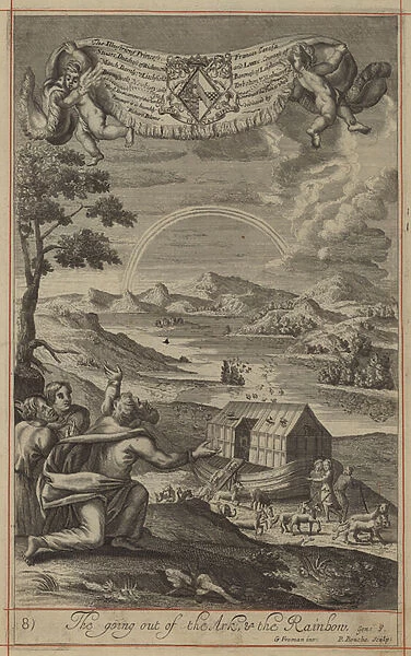 The going out of the Ark, and the Rainbow (engraving)