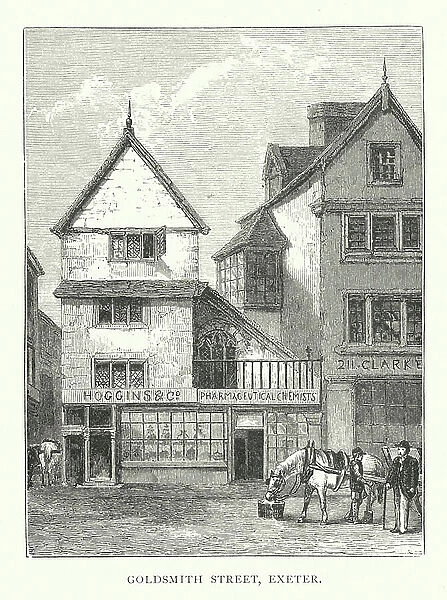 Goldsmith Street, Exeter (engraving)