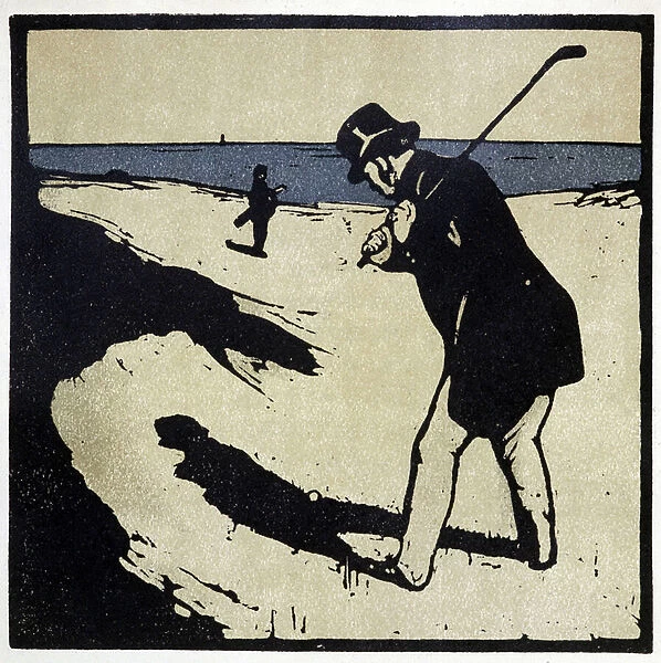 Golf player, 1898