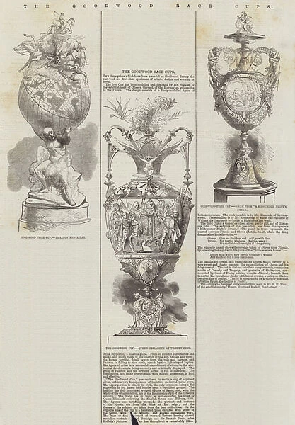 The Goodwood Race Cups (engraving)