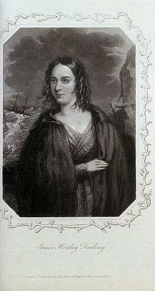 Grace Horsley Darling, 1852 (engraving, steel)