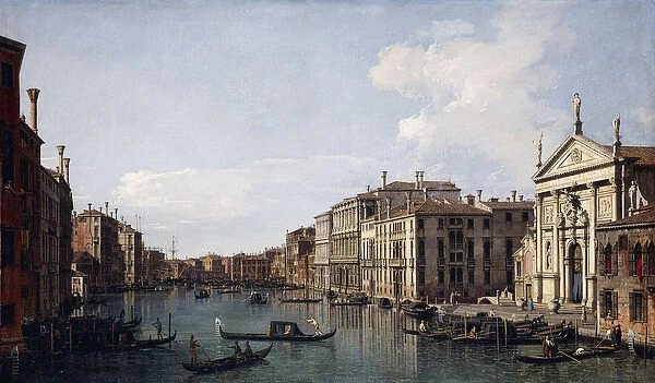 The Grand Canal, Venice, looking South-East from San Stae to the Fabbriche Nuove di
