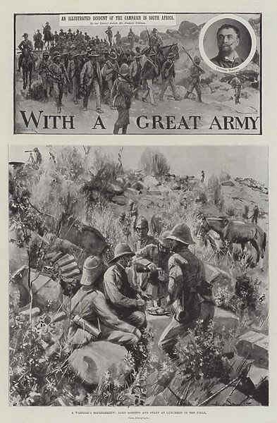 With a Great Army (litho)