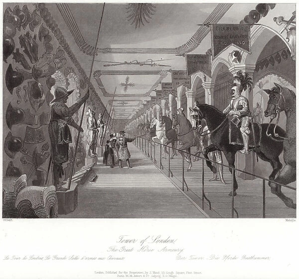 The Great Horse Armoury of the Tower of London (engraving)