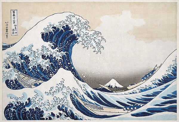 The Great Wave off Kanagawa from from the series 36 Views of Mt