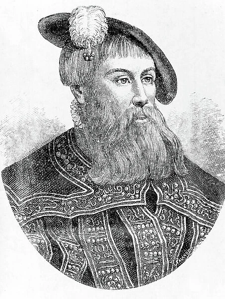 Gustav Eriksson of the Vasa noble family (engraving)
