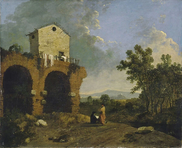 Hadrian's Villa, near Tivoli, 1763-65 (oil on canvas)