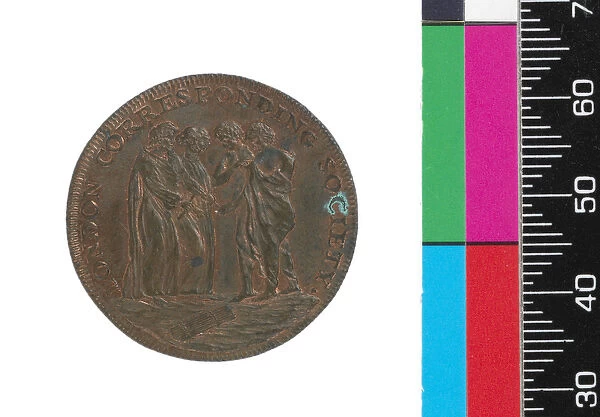 Halfpenny, obverse, 1795 (copper)