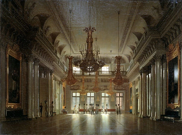 The Hall of the Field Marshal in the Winter Palace (oil on canvas)
