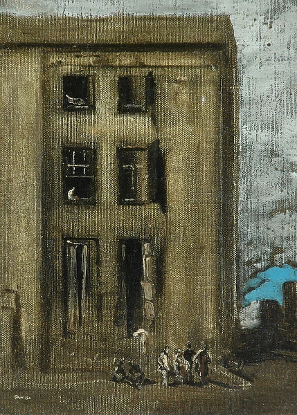 The Haunted House (oil on canvas)