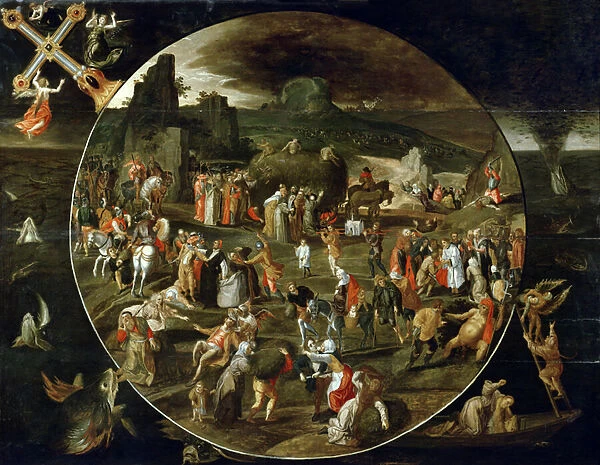 The Haywain, Allegory of the Vanity of the World (oil on panel)