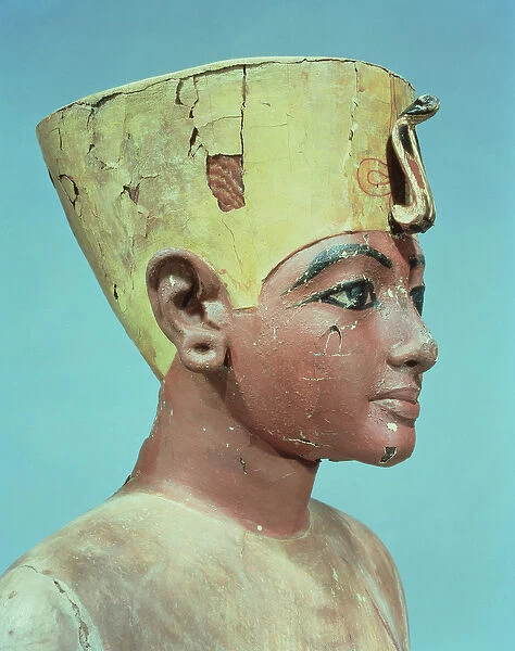 Head of a dummy of the young Tutankhamun (c. 1370-52 BC