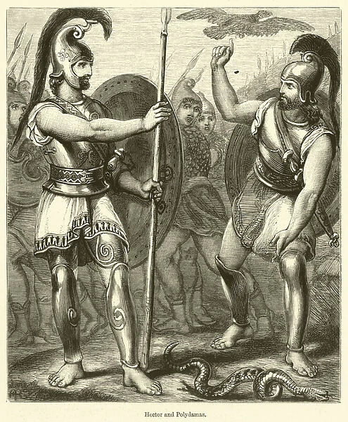 Hector and Polydamas (engraving)