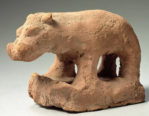 Hippopotamus, 4th millennium BC (fired clay)