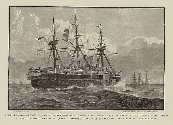 HMS Alexandra (engraving)