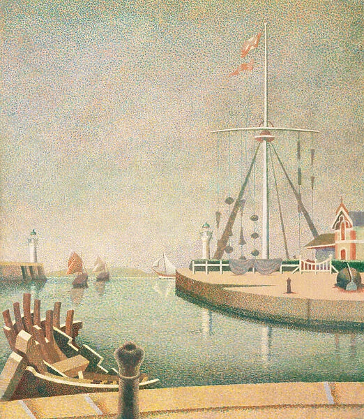 Honfleur, Entrance to the Harbour, 1939 (tempera on panel)
