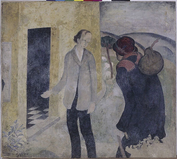 Hospitality to Strangers, 1920 (fresco transfered to polyester)