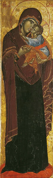Icon known as the Virgin of Tsar Dushan, c. 1350 (tempera on panel)