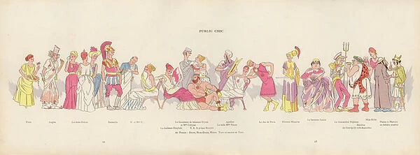 Illustration for Les Courses Dans L Antiquite by Caran D Ache (colour litho)