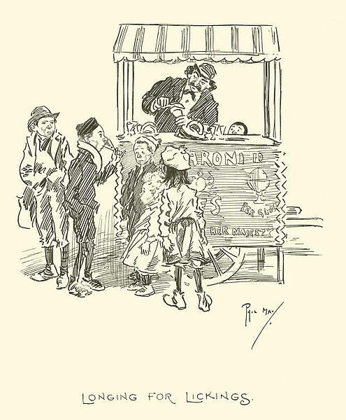 Illustration for Phil Mays Gutter-Snipes (lithograph)