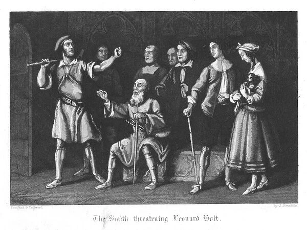 illustration for The Plague of London (1665) for William Harrison Ainsworth Old Saint