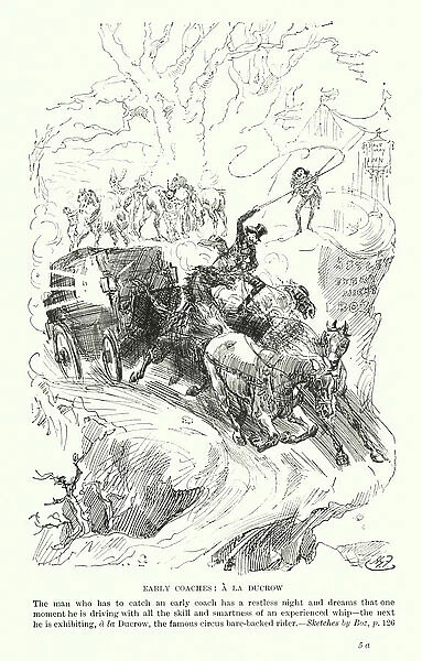 Illustration for Sketches by Boz by Charles Dickens (litho)