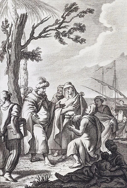 Illustration for 'The Treaty of Algiers'by Miguel de Cervantes