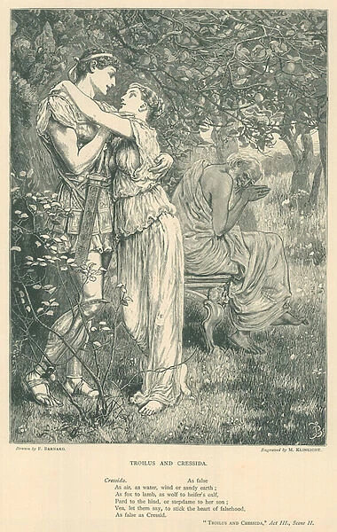 Illustration for Troilus and Cressida (engraving)