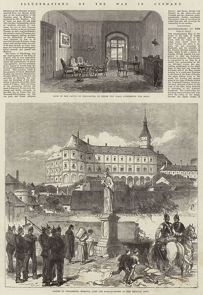 Illustrations of the War in Germany (engraving)