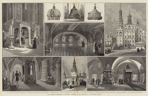 The Imperial Coronation at Moscow (engraving)