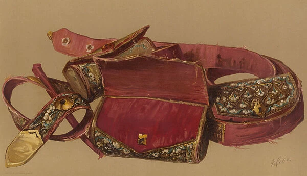 Indian belt and cartouche boxes (chromolitho)