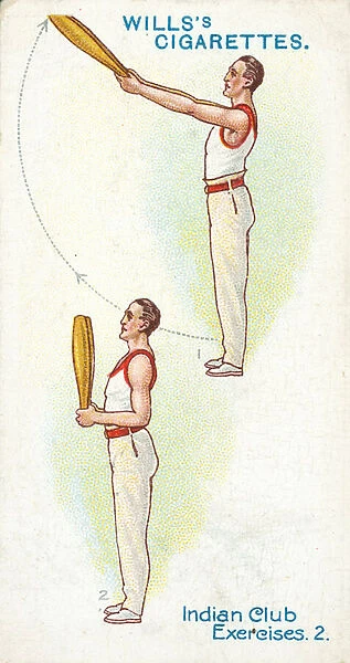 Indian Club Exercises, 2 (colour litho)