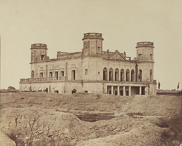 Indian palace, c. 1858 (b  /  w photo)
