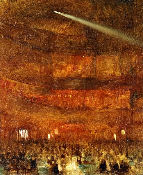 The Interior of the Alhambra Theatre, London, 1900, 1900 (oil on canvas)