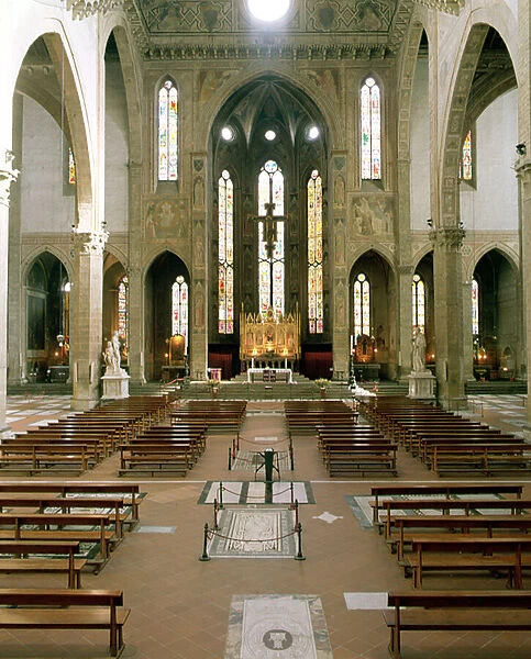 Interior view of the church (photo)