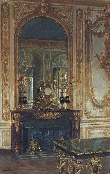 Interior view of Versailles (oil on canvas)
