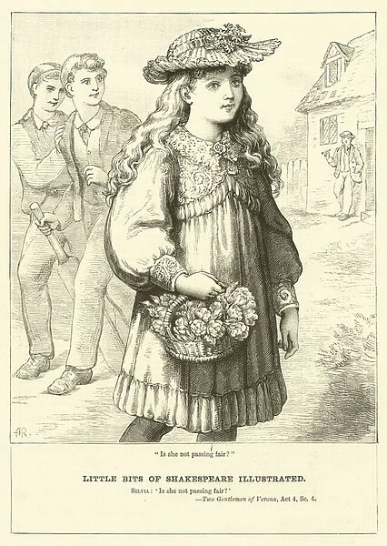 'Is she not passing fair?'(engraving)