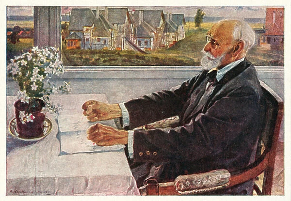Ivan Pavlov (colour litho)
