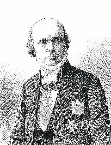 Jean Louis Armand de Quatrefages de Breau, 19th century (engraving)